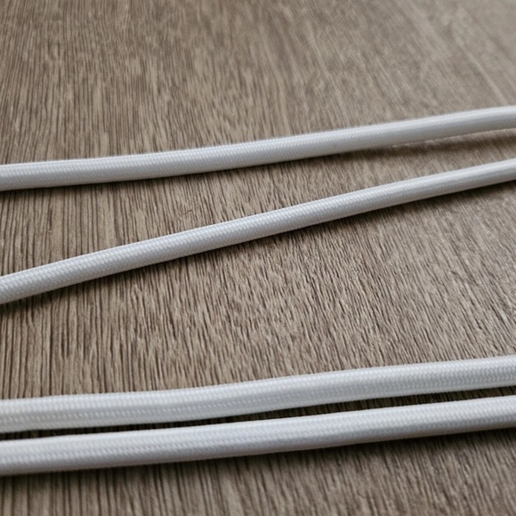 White Drawstrings Cord of Hoodie (from Canada Goose Huron Hoodie) - Picture 5 of 6